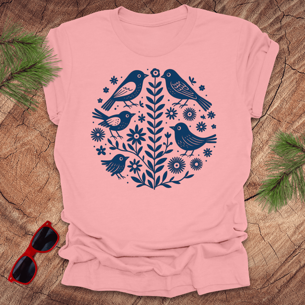 Birds and Flowers Tee