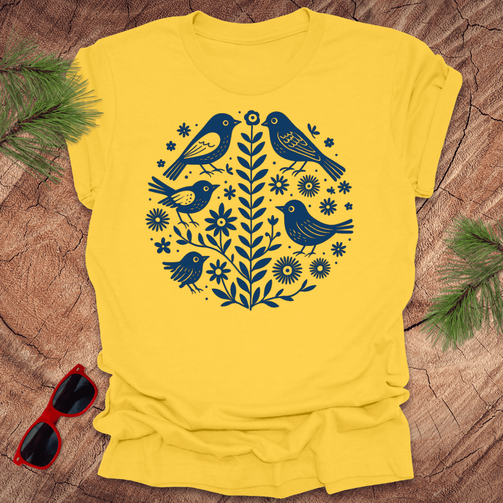 Birds and Flowers Tee