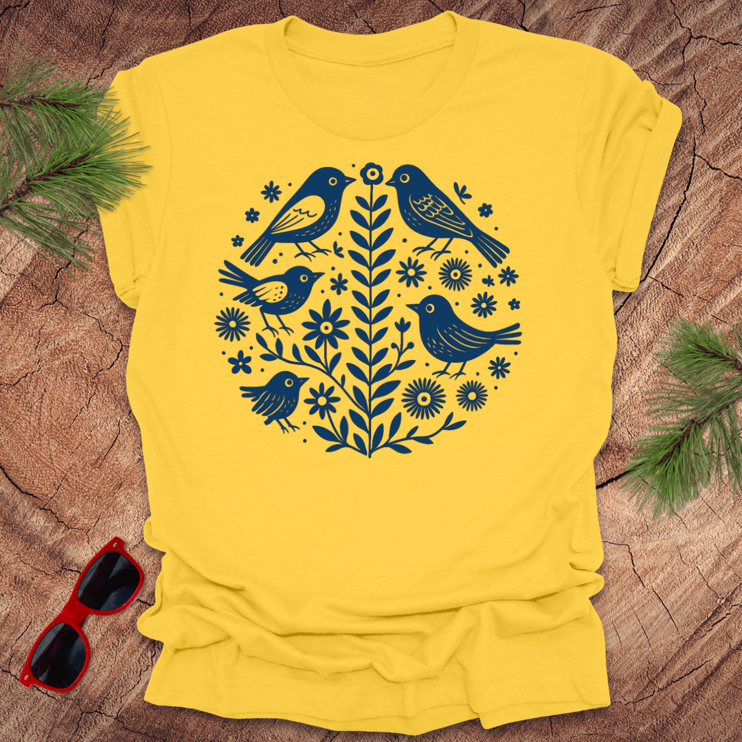 Birds and Flowers Tee