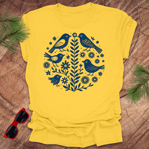 Birds and Flowers Tee