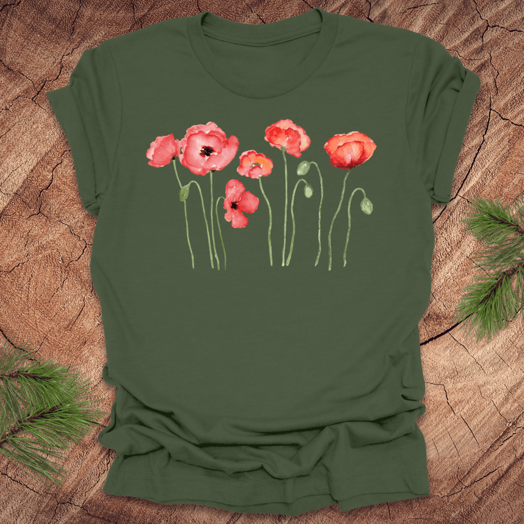Dancing Poppies Tee