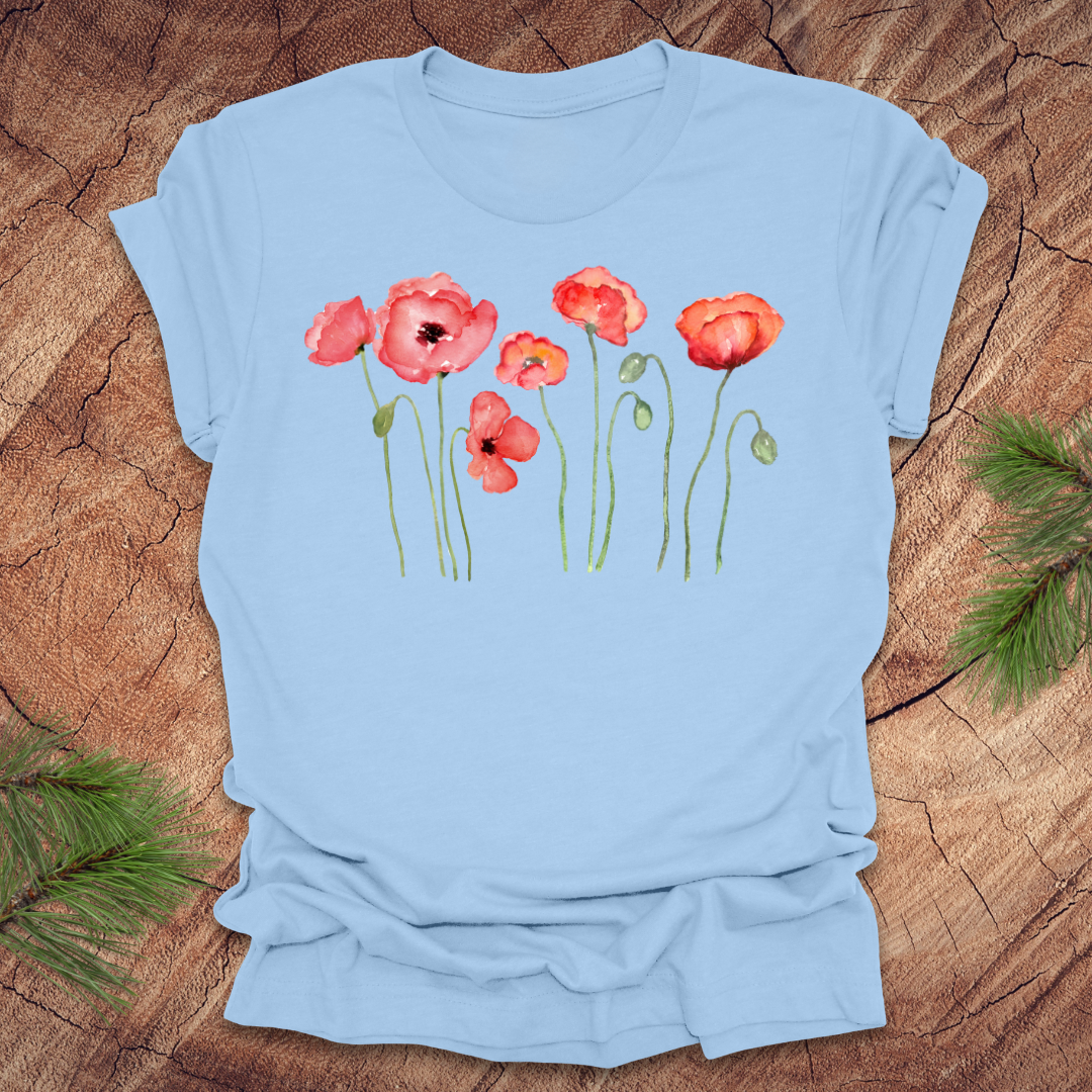 Dancing Poppies Tee