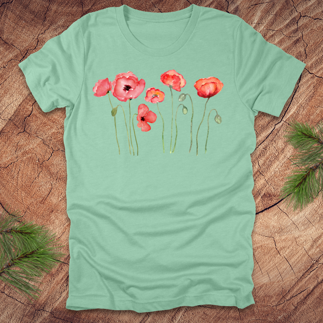 Dancing Poppies Tee