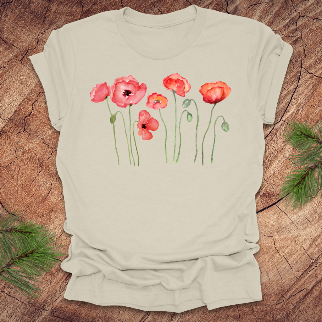 Dancing Poppies Tee