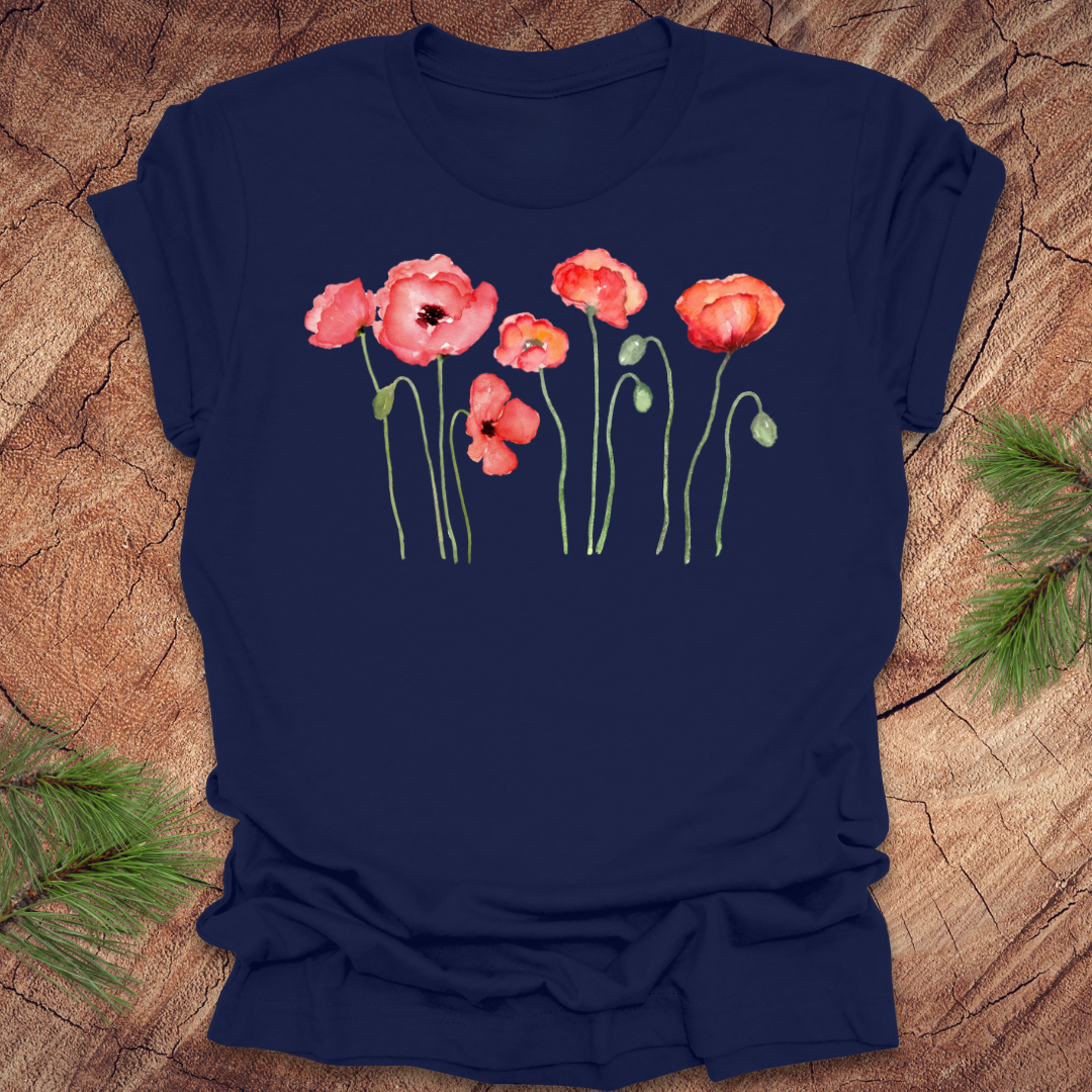 Dancing Poppies Tee