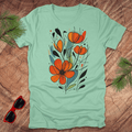 Geometric Flower Tee
