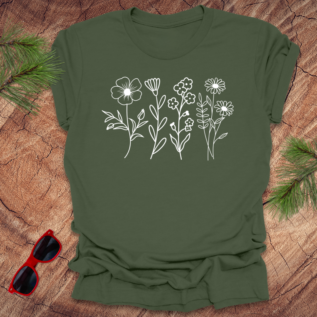 Standing Flowers Tee