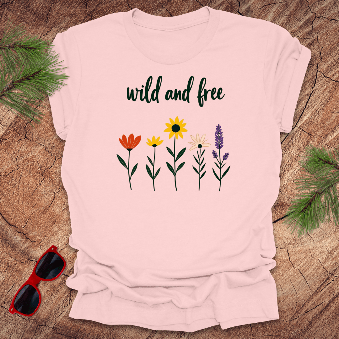 Wild and Free Floral Tee