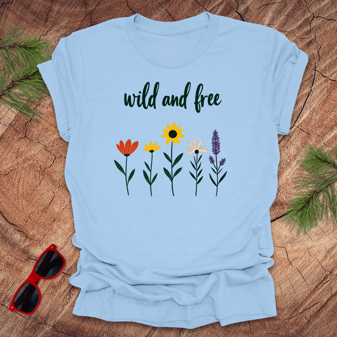 Wild and Free Floral Tee