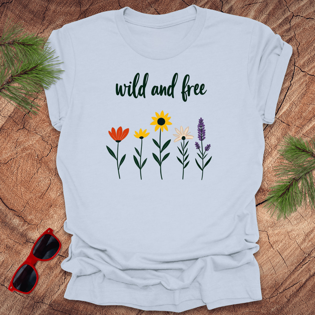 Wild and Free Floral Tee